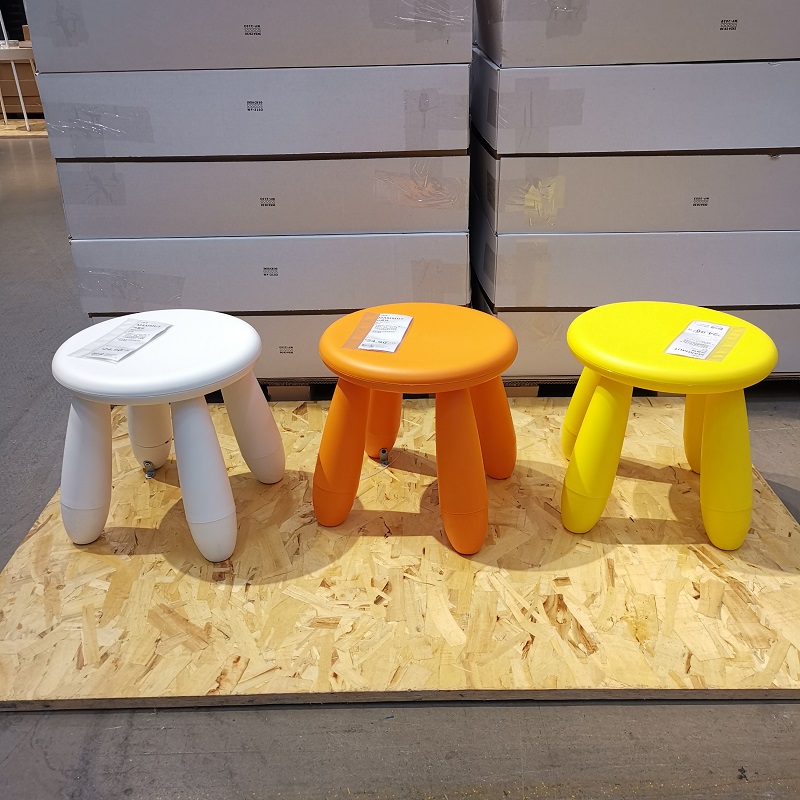 Domestic Shenzhen IKEA Mamot children's stool plastic small round stool stool short stool for children