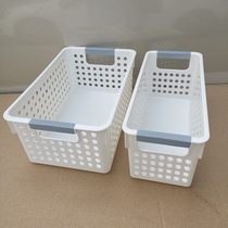  Household plastic storage basket storage basket storage frame seasoning bottle finishing basket drawer inner basket fruit basket