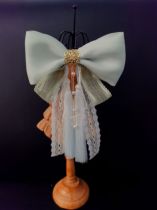 (Spot) A bow-knot tassel edge clip Huaxia Meow Lolita ginseng Chinese wind Guofeng headdress