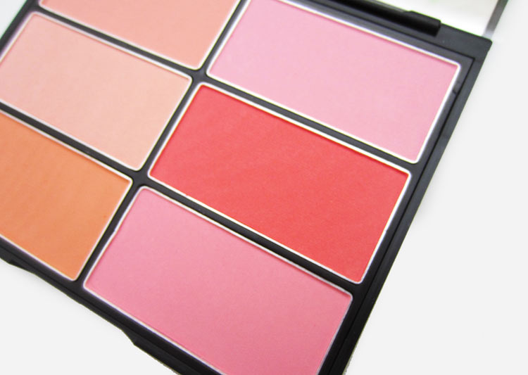 DARS Authentic Shadow Makeup Makeup 6 Color Blush Disc Rouge Natural Nude Makeup Clearing Brightening Brush - Blush / Cochineal má hồng juicy pang