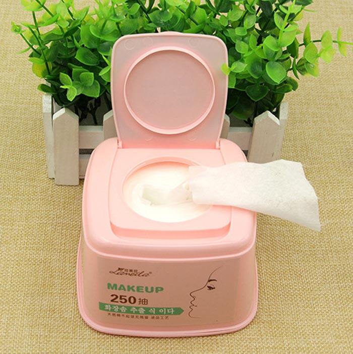 Latin America Pull 250 Pumping Extraction Style Makeup Cotton Dressings Cotton Makeup Tools Thin glue boxed