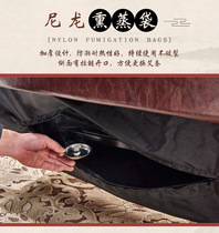 Fumigation bed Under the bed cover universal thickened moxibustion bed waterproof bag special black cloth pocket sweat steaming bed under the bed cover