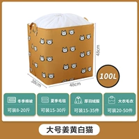 Большая имбирная белая кошка 100 л