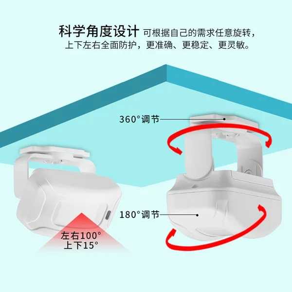 Two-type greeting machine with curtain infrared detector infrared head-on device siren for induction of the Binder