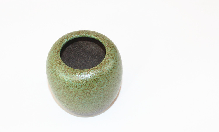 流 轩 Bình hoa nhỏ retro Hoa hình trụ nhỏ Hoa cắm hoa cắm hoa Bình gốm đựng lọ hoa Zen - Vase / Bồn hoa & Kệ chậu trồng cây cảnh