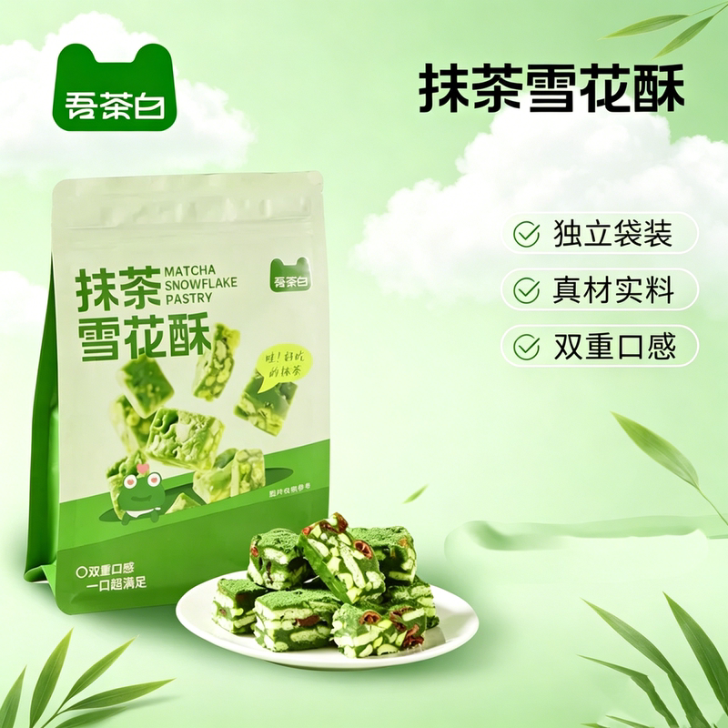 Premium Tea White Matcha Snowflake Cookies Cranberry Pastry Cuiren Matcha Snacks Tea Treats Individually Packaged Premium Tea White Matcha Snowflake Cookies Cranberry Pastry Cuiren Matcha Snacks Tea Treats Individually Packaged