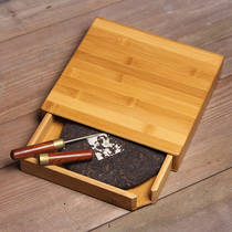 Bamboo Pu-yu tea box tea tea tea piece tea pin tea knife kung fu tea fittings tea ceremony parts