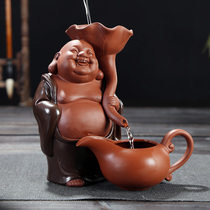 Purple sand tea pet piece water blower tea brewers creative filter culu tea filter tea leakage tea set