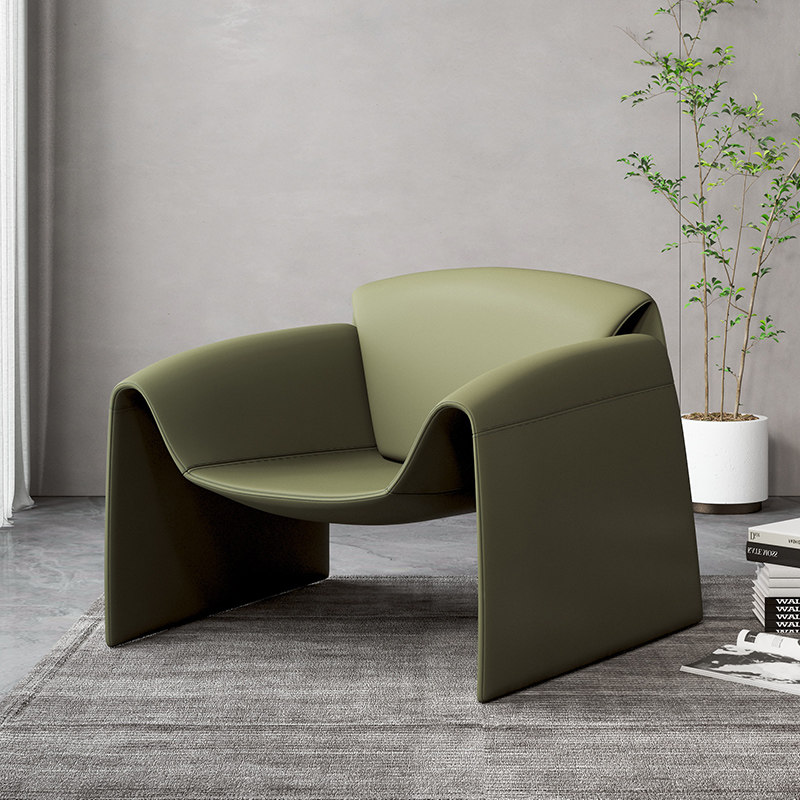 Crab Chair Italian Light Luxury Single Sofa Chair Net Red Designer Creative M Chair High-end Negotiation Leisure Chair