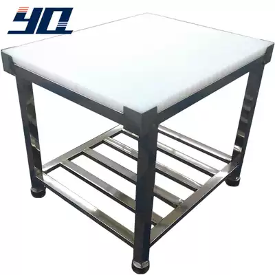 yq Yuanqi custom split table meat rack hanging meat rack stainless steel table supermarket shelf chop board knife board
