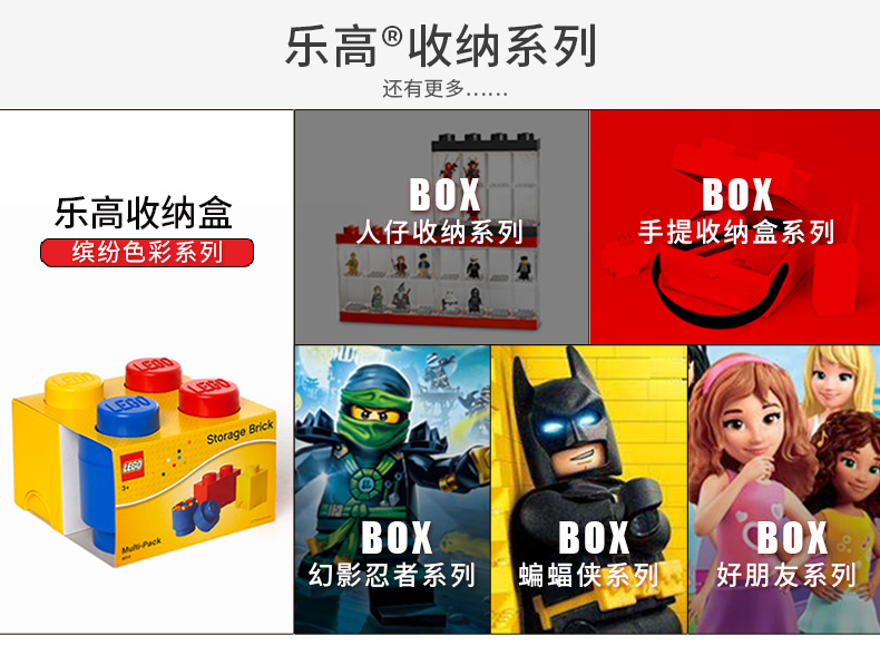 LEGO LEGO ROOM Máy tính để bàn Hộp hoàn thiện Khối xây dựng Bộ phận đồ chơi Hộp lưu trữ có nắp - Khối xây dựng đồ chơi con nít