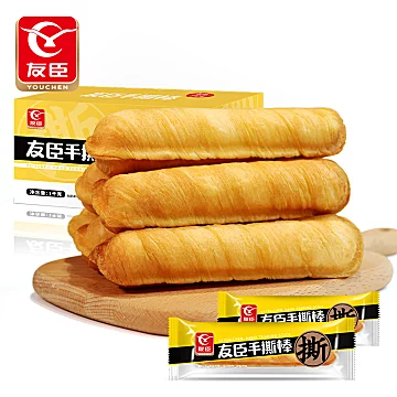 【友臣】手撕面包棒1000g1箱