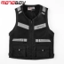 Xe mô tô phản quang vest vest xe máy nam cưỡi quần áo an toàn bốn mùa vest đêm sáng bóng - Xe máy Rider thiết bị