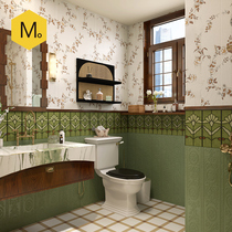 Momojia French Nanyang style bathroom tiles American retro bathroom tiles toilet wall tiles kitchen floor tiles