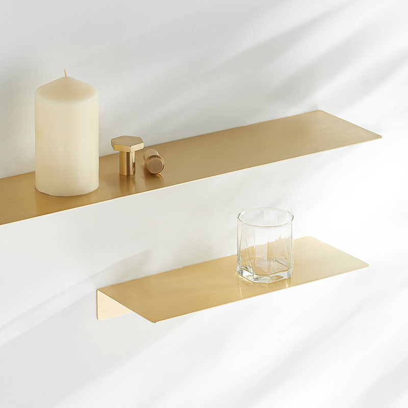 Купить Декоративная полка Скандинавская латунь простоты стены щелевые ...