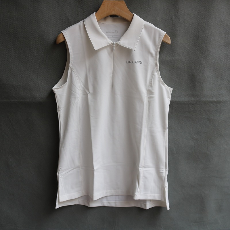 Foreign Trade Women's Sports Sleeveless Shirt Zipper Tennis Golf Quick-Drying Vest Sleeveless Polo Shirt B3-1