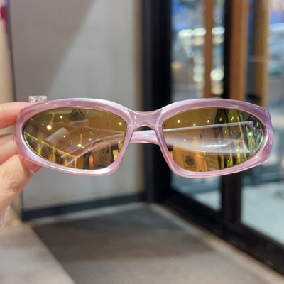 Children's Sunglasses Trendy Cool Boys Glasses for Riding Fashion Street Shooting Model Catwalk Sun Protection UV Protection Baby Glasses — 4