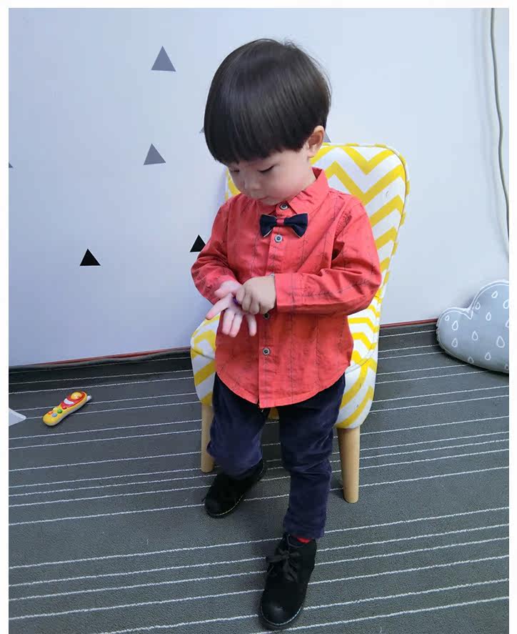 Chemise garcon à manche longue - Ref 2073945 Image 24