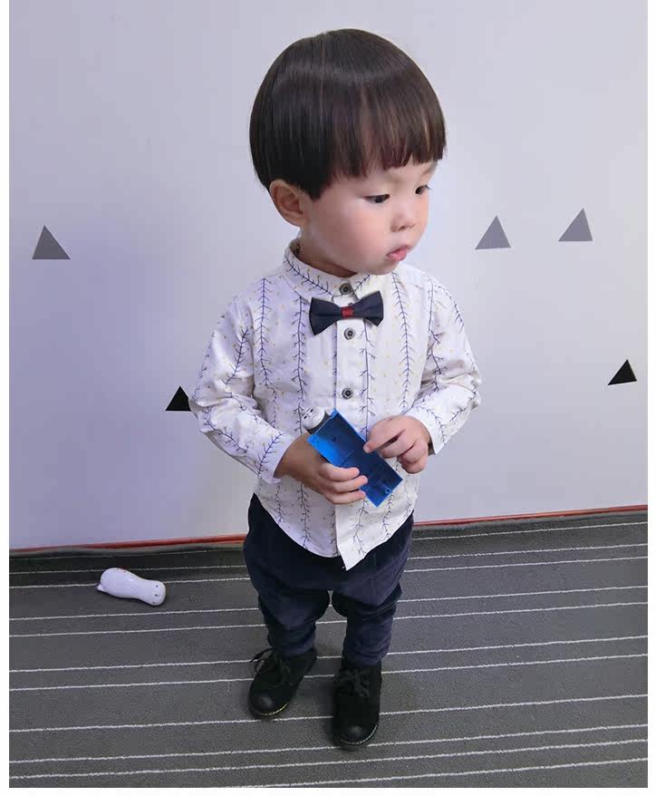 Chemise garcon à manche longue - Ref 2073945 Image 12