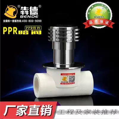 ppr dark valve 4 minutes 20 6 minutes 25PPR fast open dark valve PPR white dark valve switch 1 inch 32