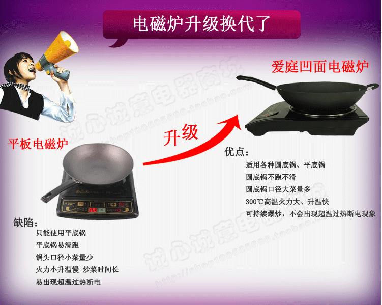 bếp từ canzy cz 08i Ating / 爱 IH-VL201B bếp cảm ứng lõm công suất cao hộ gia đình chiên chống lõm chống bức xạ bếp hồng ngoại âm