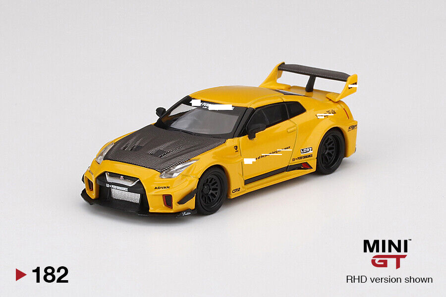 Nissan GT-R #182 Mini fundido modelo de carro de liga, coleção