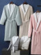 Kasa Five-Star Hotel Special Bathrobe for Home Use, Men and Women, Couples, Adult, Suitable for All Seasons, Autumn and Winter, Absorbent Bathrobe