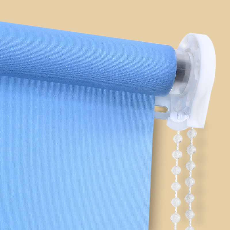 Simple office free of punching installation curtains shading heat insulation sunscreen kitchen roll-pull telescopic washroom shading-Taobao