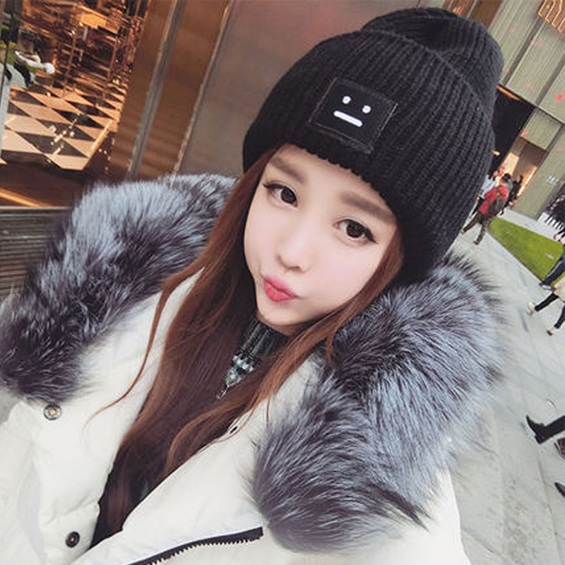 Tidal Dome Hair Line Hat Children Lovers of Korean Edition fashion trends cute students Warm Moon Cap Knit Cap