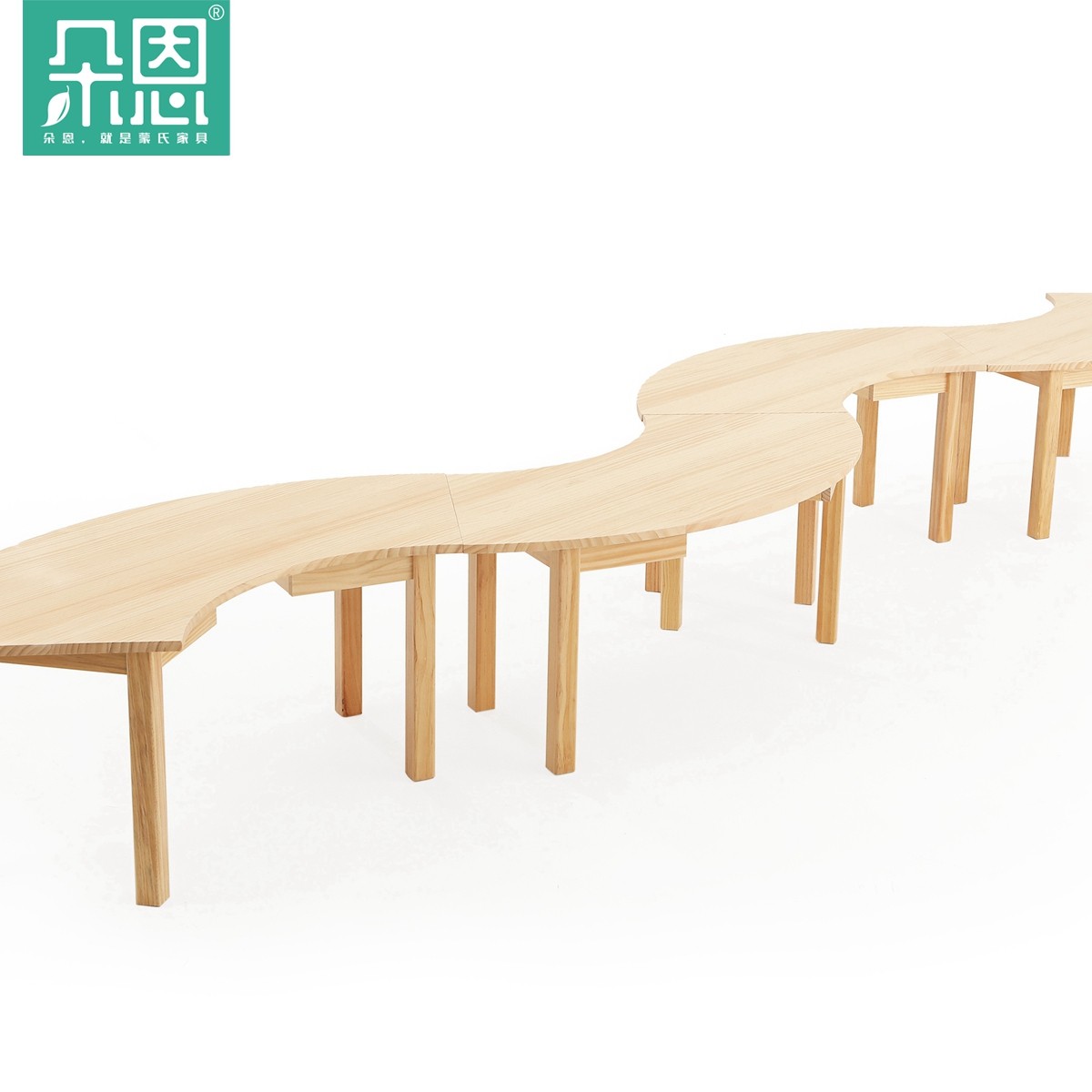 Doon Sector Table Solid Wood Kindergarten Table And Chairs Children Table Small Desk Toy Table Baby Study Table