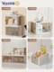 Yeya Desktop Storage Box ເຄື່ອງສໍາອາງ Desktop Storage Rack Dust-Proof Sundry Cabinet Snack Office Workstation Organizer