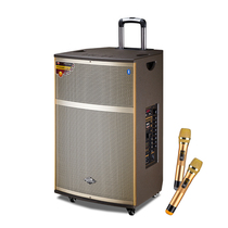 Shanling street performing arts audio high-power outdoor guitar playing and singing speaker rod mobile portable singing charging