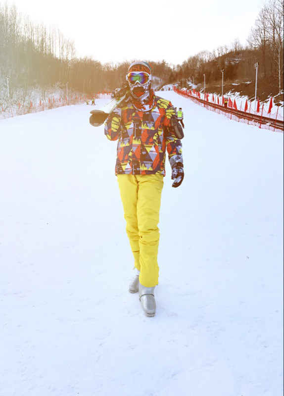 Winter Sports Outdoor Ski Suit Men Suit Korea Big Code Single Double Board Thickened Add Cotton Waterproof Breathable Mountaineering Tide-Taobao