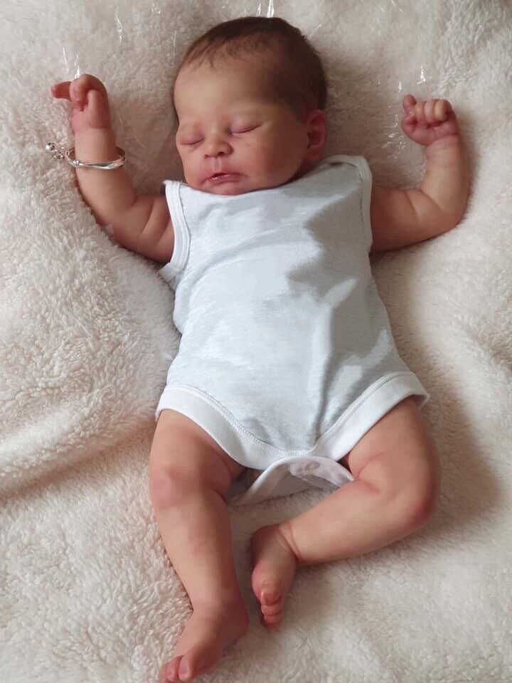 19 Inch Reborn Baby Simulation Doll Timothy Newborn Baby Cross-border Supply