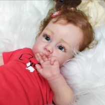 58CM Advanced Painting Rebirth Doll Simulation Baby Literacy and lovely baby skin vessel vessel vessel visible