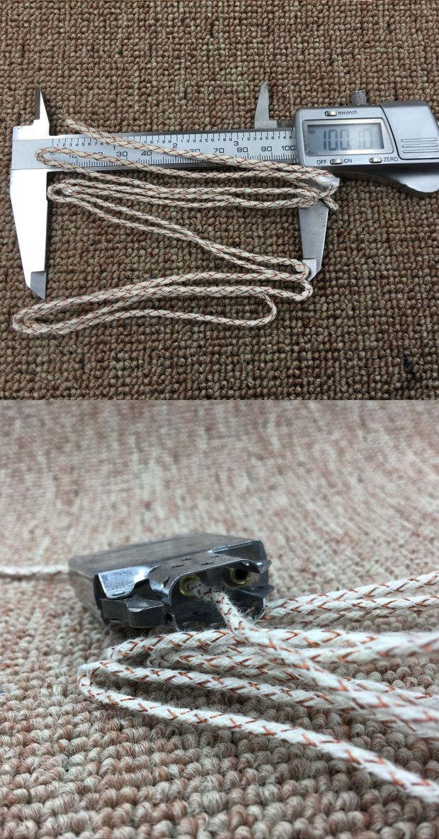 Đầu siêu dài với lõi bông 1 m zippo nhẹ hơn lõi bông đặc biệt bấc dây thừng lõi lửa để gửi bọ cạp lửa - Bật lửa bật lửa đẹp