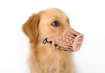 Pet dog mouth cover anti-bite dog mouth cover large dog teddy gold wool puppy anti-mess eat dog mask