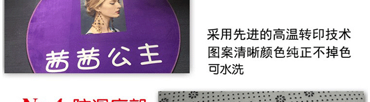 Tide logo thương hiệu quần áo tùy chỉnh hình ảnh thảm thảm kiểm tra vòng trước khi mặc quần áo gương chiếu lộn trang trí có thể được rửa sạch - Thảm thảm simili