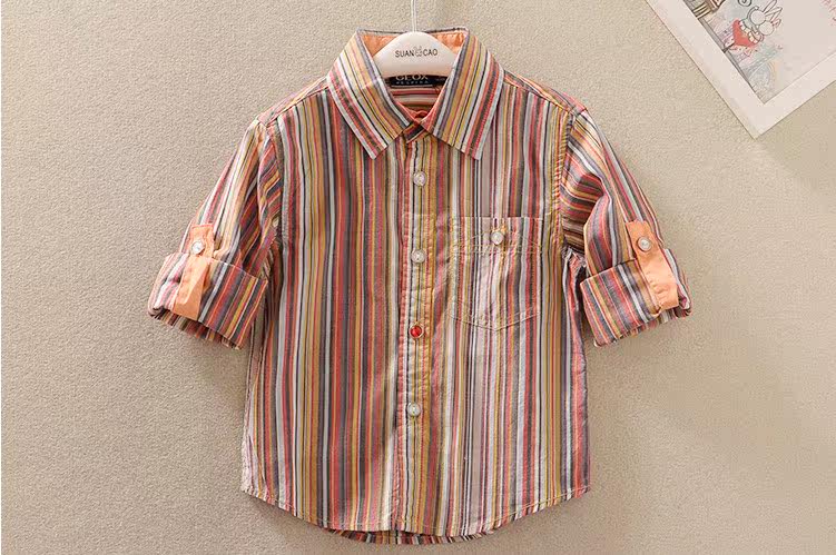 Chemise garcon à manche longue - Ref 2075376 Image 6