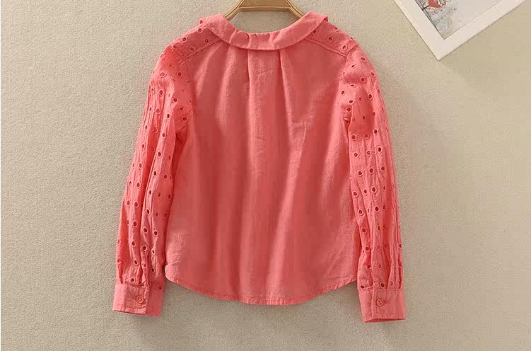 Chemise fille à manche longue - Ref 2085592 Image 8