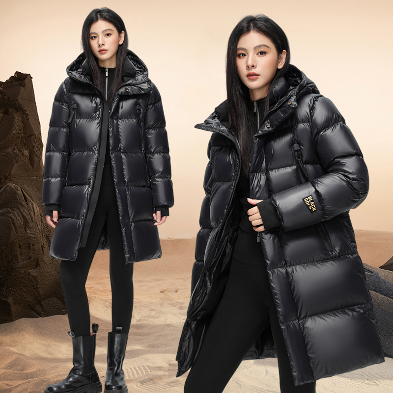 Yang Mi's Same Style High-End Black Gold Goose down Jacket 3.0 Six-Panel down Jacket for Women, Mid-Length Couple's Winter Thick Coat for Men Yang Mi's Same Style High-End Black Gold Goose down Jacket 3.0 Six-Panel down Jacket for Women, Mid-Length Couple's Winter Thick Coat for Men