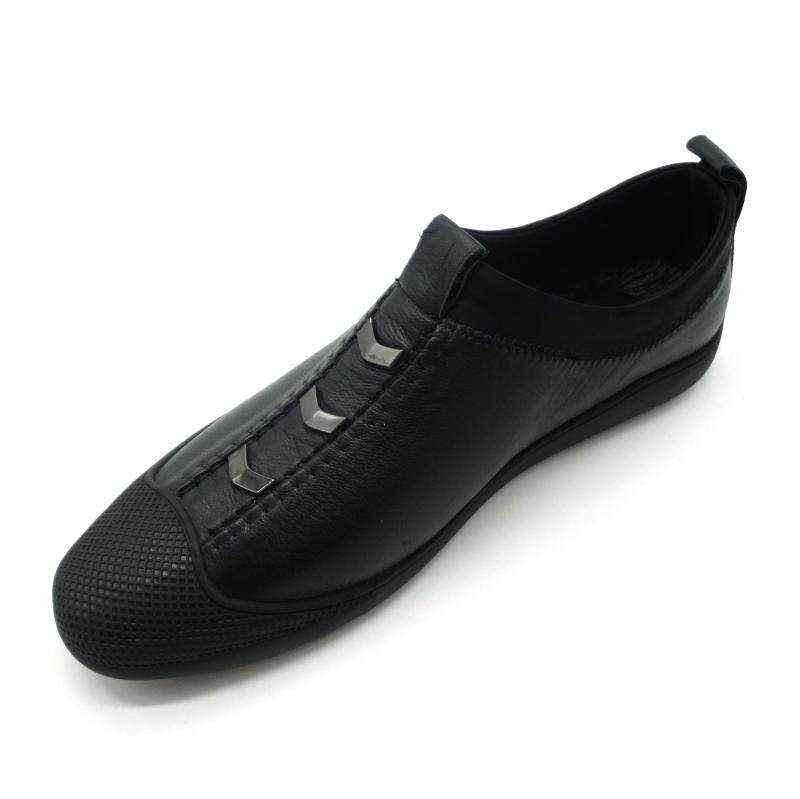 2022 Spring Autumn New Tide Shoes Breathable Genuine Leather Casual Shoes Male Lefu Shoes Han Edition 100 Hitch Soft Cow Leather Low Bunch Shoes