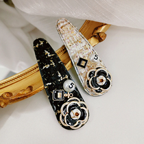 South Korea Small Fragrance Wind Hairpin Clip Girl Bb Clip Hair mesh red hair clip Clip Temperament Brief Liu Haiclip