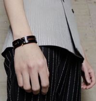 ALYX bracelet function wind black Joker accessories metal space aluminum lettering buckle bracelet couple silver handcuffs