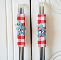 New fabric cabinet door handle gloves protect children anti-collision anti-bump drawer cabinet pull gloves cartoon customization