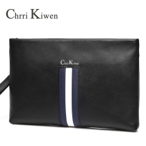 Chrri Kien handbag mens leather fashion clutch bag head layer cowhide casual clutch bag mens letter bag tide