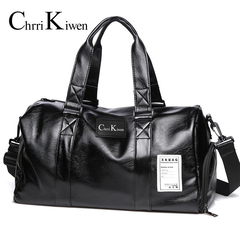 Chrri Kiwen travel bag men's tote bag travel large capacity duffel bag fashion trend cross-body fitness bag