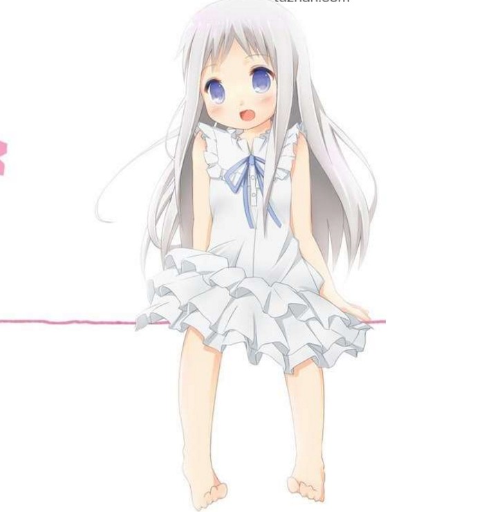 Không ngửi thấy tên của nụ hoa mặt mã COS quần áo đồng phục anime đạo cụ cosplay tóc giả cosplay