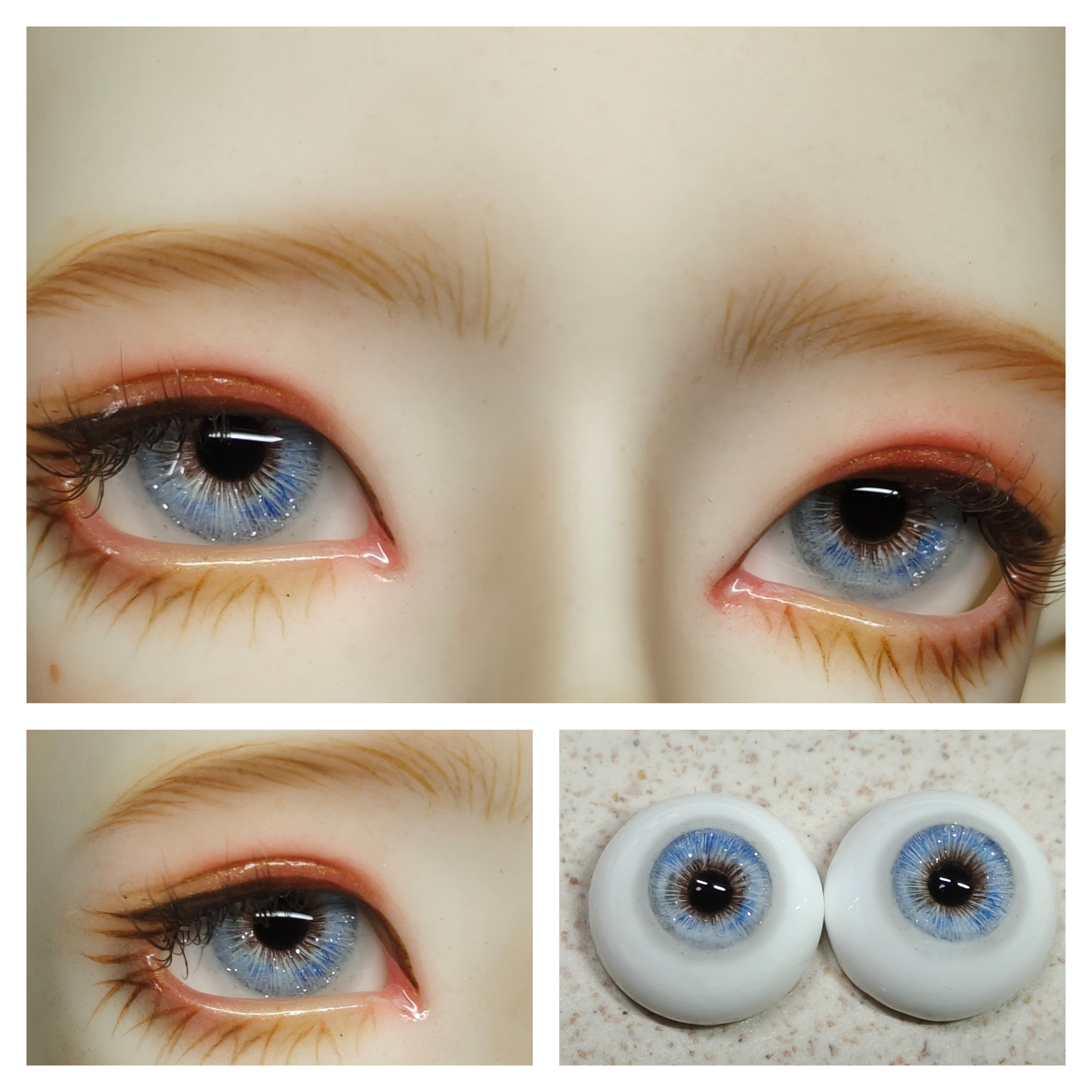 [Online Sale] Realistic BJD Resin Eyes 12 14 16 18 Plaster Eyes BJD Eyeballs by Yu Changfeng Product view