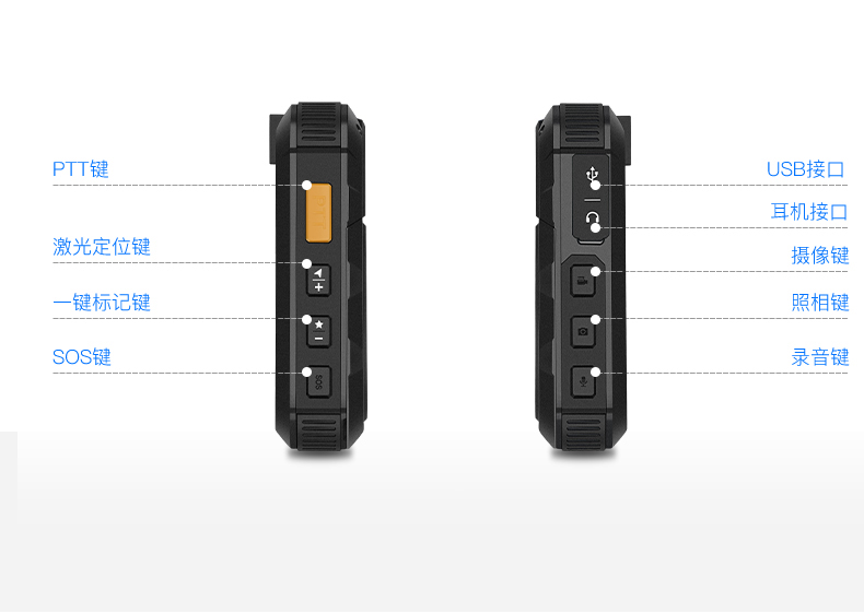 执法1号G6记录仪4G无线实时传输监控连接wifi保安巡视摄像机器议